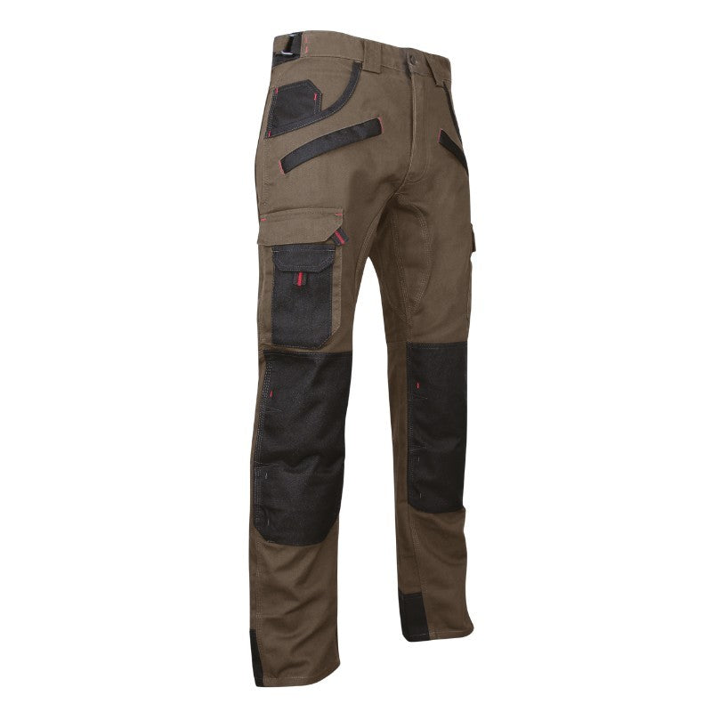 Pantalon De Travail Berne Homme 36x34 Marron - Jambe Droite, Neuf Sans étiquette