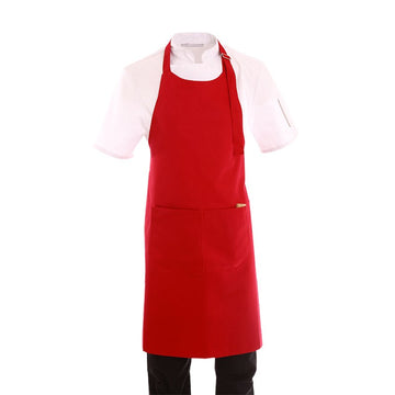 Tablier à Bavette Rouge - TOPTEX