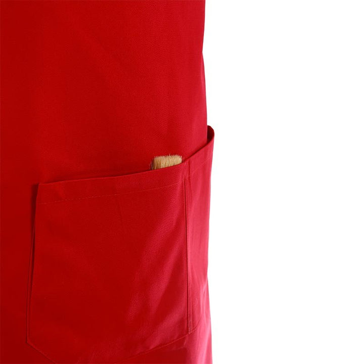Tablier à Bavette Rouge - TOPTEX I ZOOM POCHE