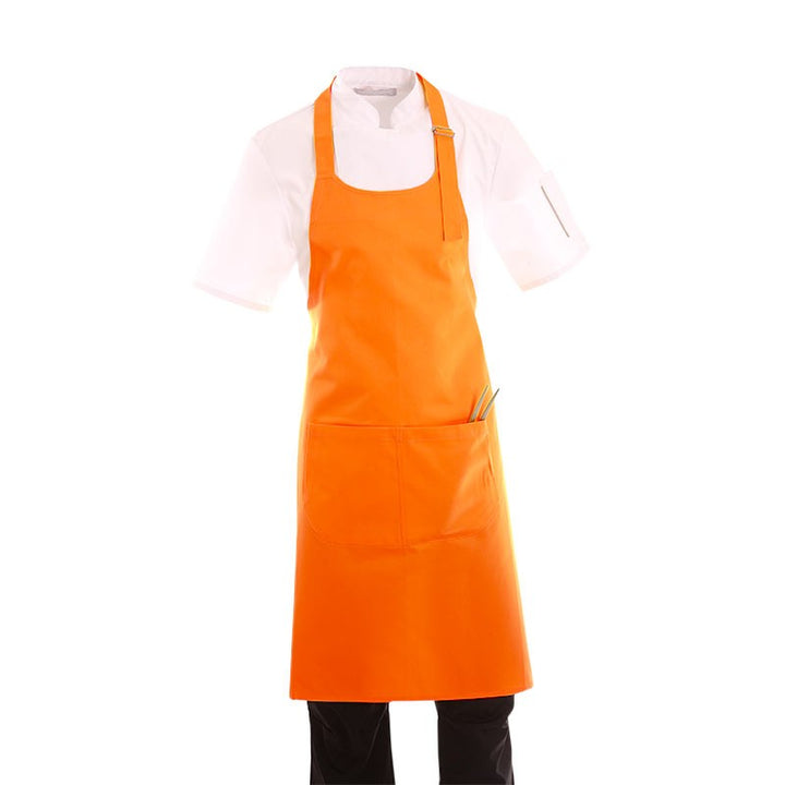 tablier a bavette orange pas cher