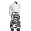 Tablier de Cuisine 70 cm Camouflage Noir et Blanc - EGOCHEF