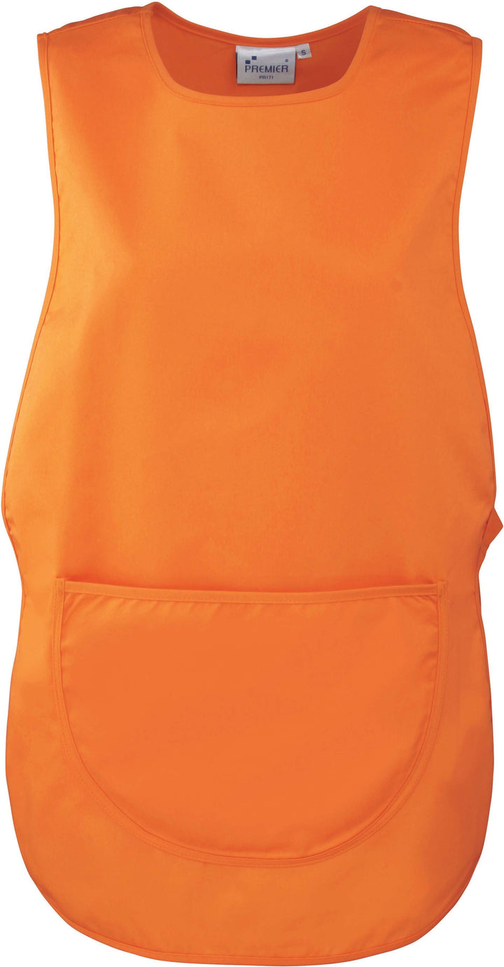 Chasuble de qualité professionnel avec poche, couleur orange.