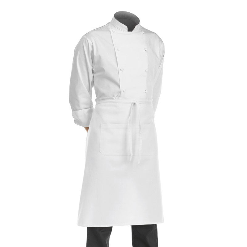 Tablier de cuisine blanc 70cm