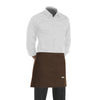 Tablier de Cuisine Court 40cm Marron - EGOCHEF