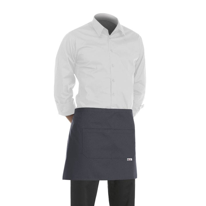 tablier de cuisine ou de service gris pas cher et resistant