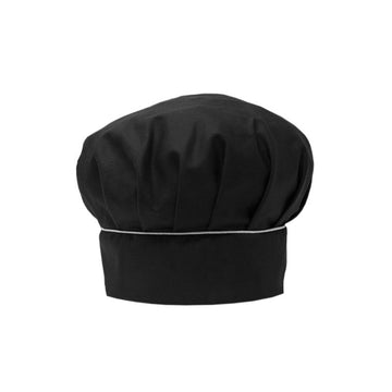 Toque noire à liseré argent