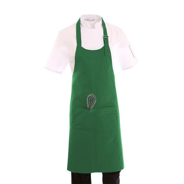 tablier a bavette vert pour homme et femme