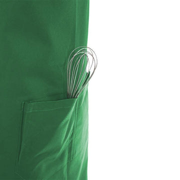 tablier vert à double poche ventrale