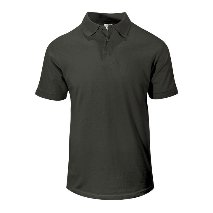 Polo homme de couleur gris foncé pour une tenue chic et décontracté