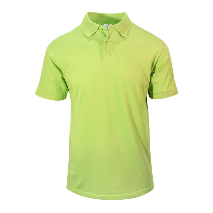Polo homme vert clair style serveur