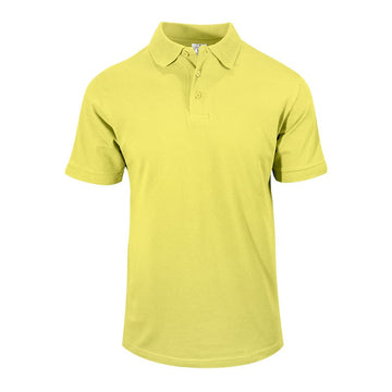 Polo homme jaune manche courtes pour serveurs