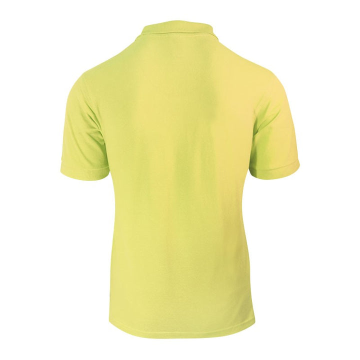 Polo homme jaune à manches élastiques