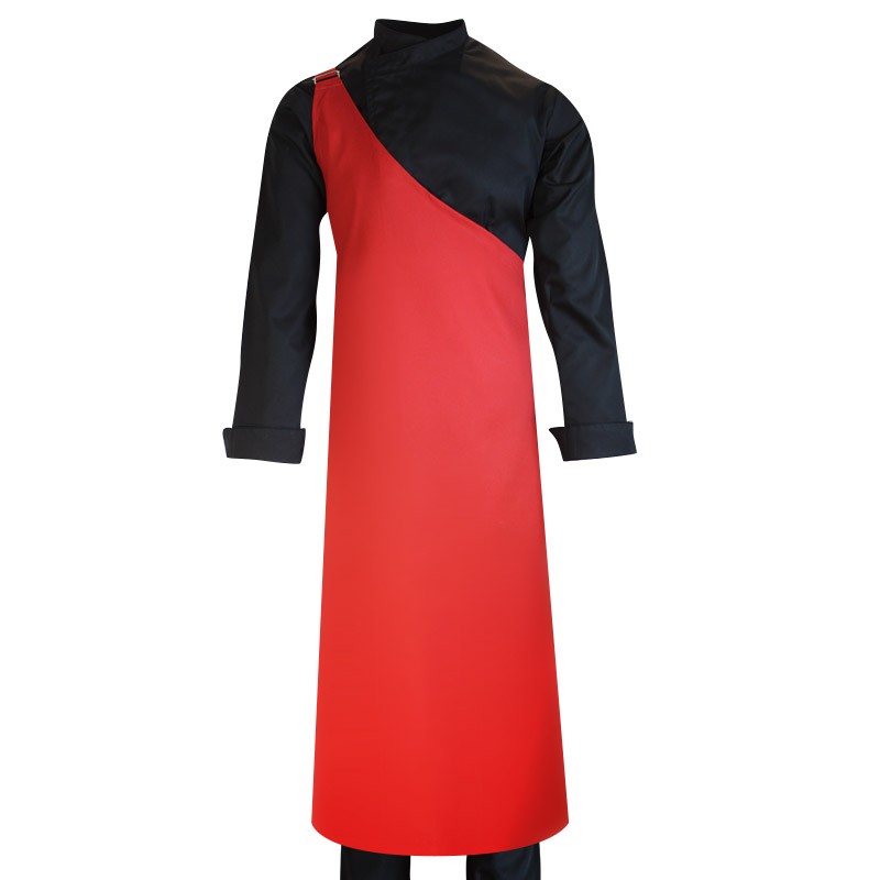 Tablier De Boucher Rouge Seyant