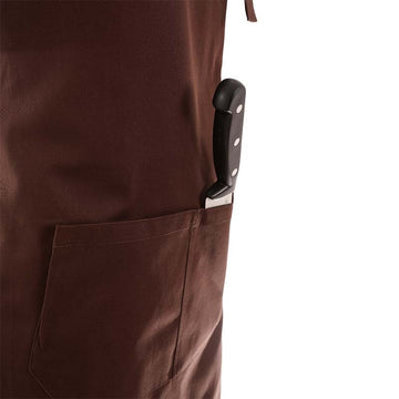 tablier a bavette ajustable avec 2 poches centrales