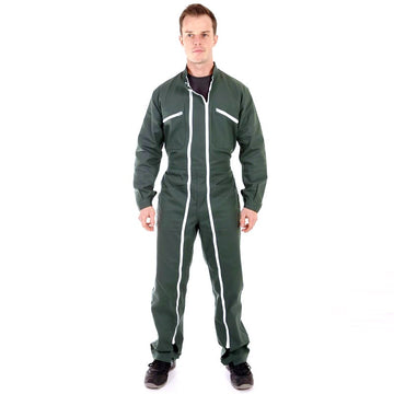 Combinaison de travail double zips  VERT FONCE 5BAG80CP