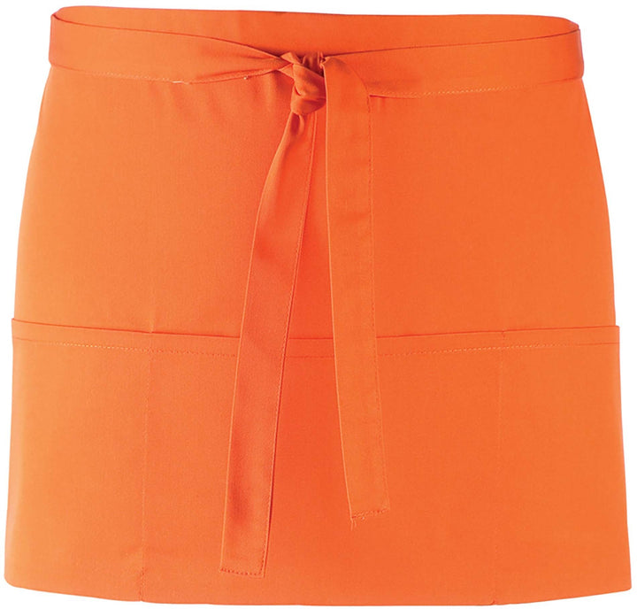 Tablier 3 poches orange