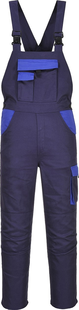 Salopette Marine/Royal de la marque Portwest