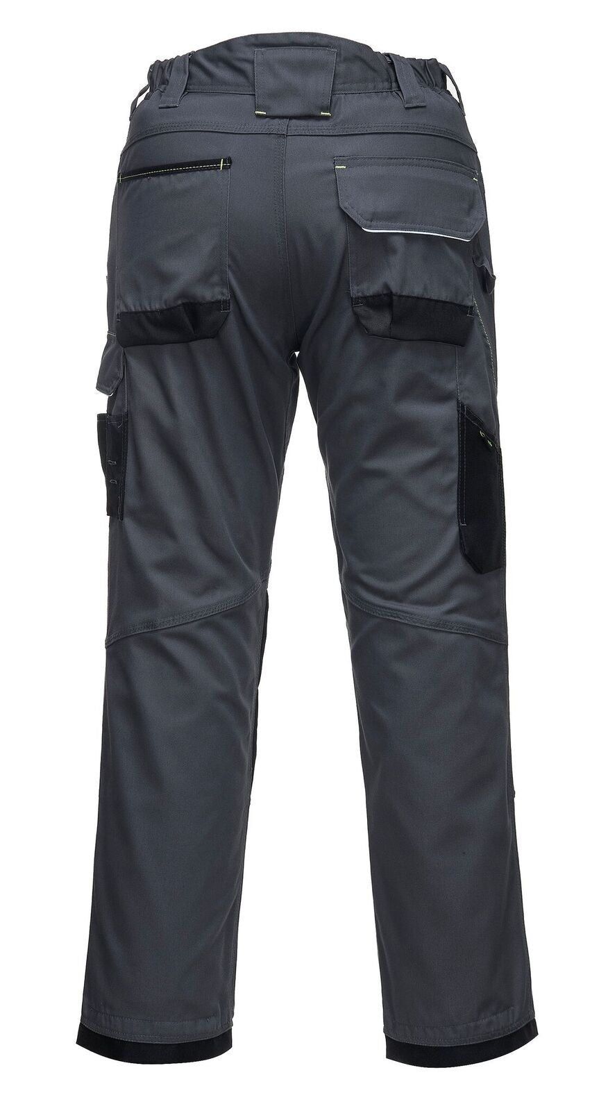 Pantalon de sécurité gris noir vue de dos Portwest