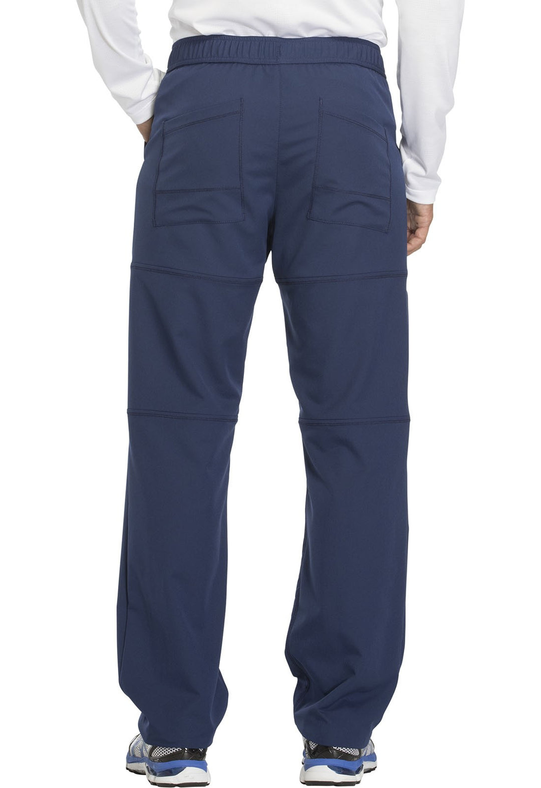Pantalon bleu marine médical pour homme vue de dos