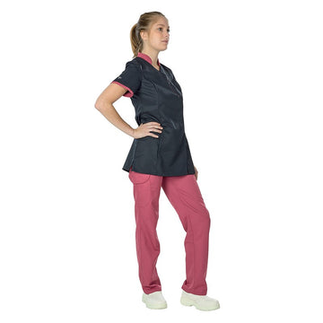Tenue médicale Lafont Femme Rose et noir
