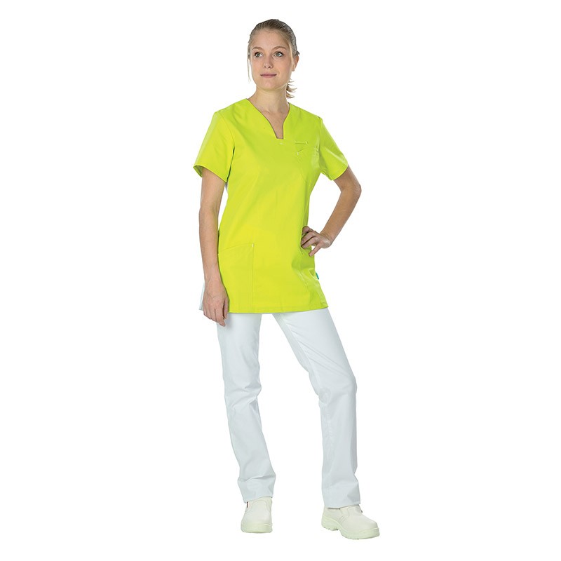 Tenue médicale verte et blanche Clemix By Lafont
