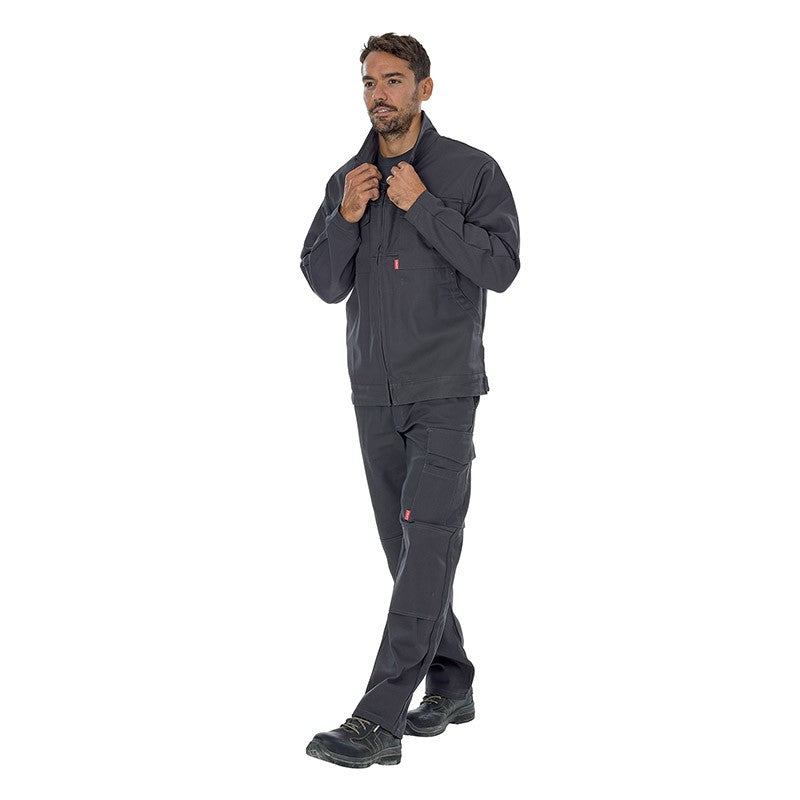 Tenue complète de travail Pantalon Lafont Gris en coton/Polyester