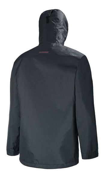 Parka de travail noir vue de dos multipoches Lafont