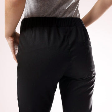 Pantalon de Cuisine Femme noir Manelli® tissu européen