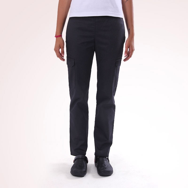 Pantalon de Cuisine Noir Multipoches Manelli