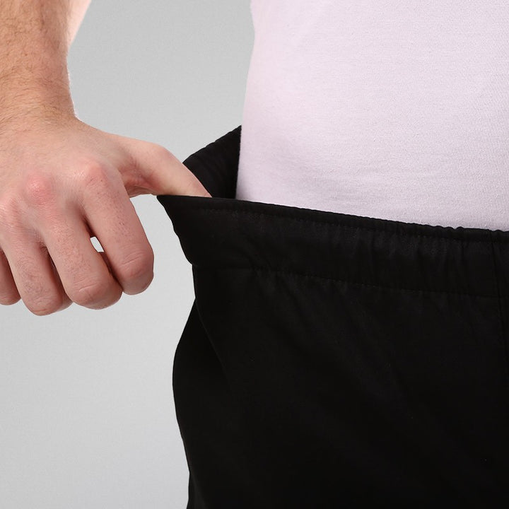 Pantalon de boucher Noir élastique Manelli ceinture élastique