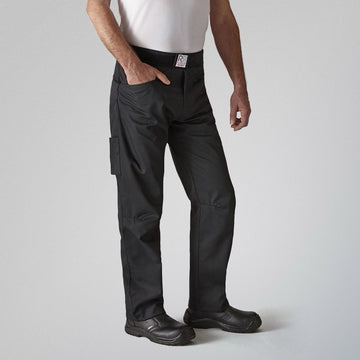 Pantalon de boucher Noir Arenal Robur