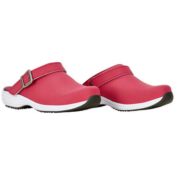 Sabots Médicaux Femme Carbon Rouge Sanita sabot côté