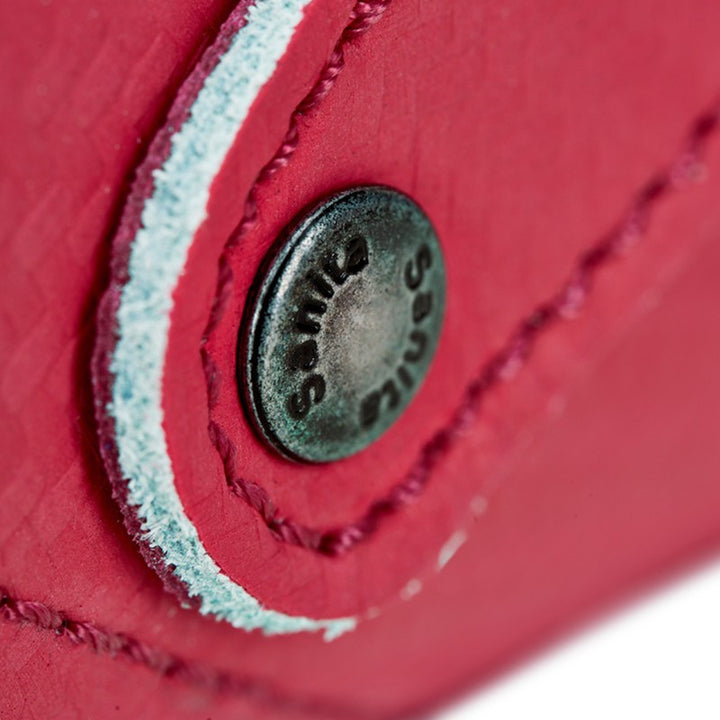 Sabots Médicaux Femme Carbon Rouge Sanita détail du bouton pression