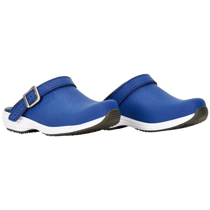Sabots Médicaux Femme Carbon Bleu Sanita profil chaussure médicale