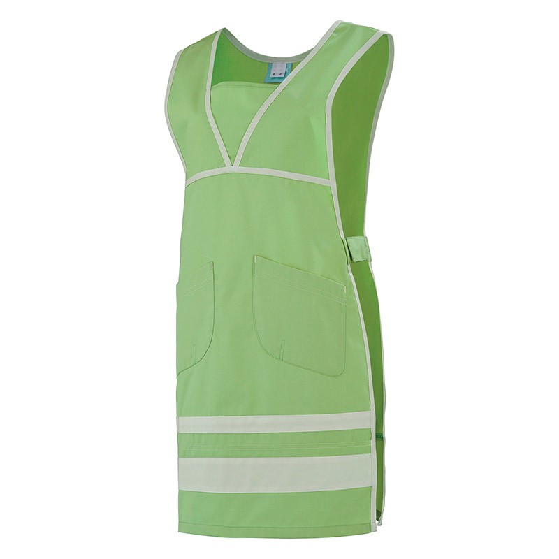 Chasuble boulangerie vert et blanc Lafont