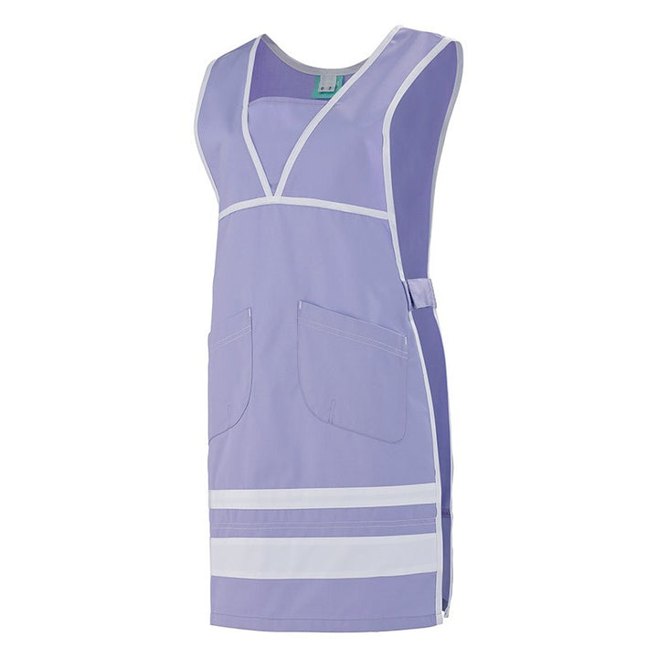 Chasuble de boulangère violet et blanc femme Lafont