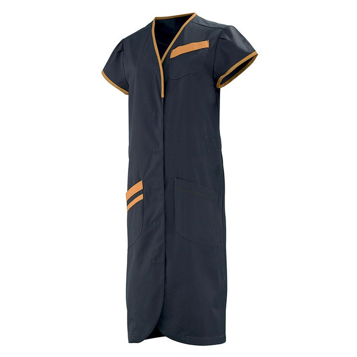 Blouse de Travail Noire orange