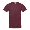 Tee-Shirt de Travail Homme 100% Coton Bordeaux - TOPTEX