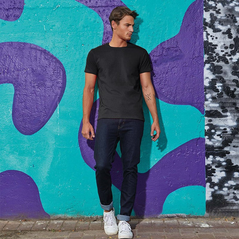 Tee-shirt de Travail Coton Homme Noir - TOPTEX  Lavable à 40°C en machine