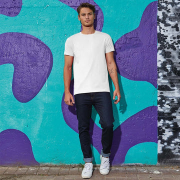 Tee-shirt de Travail Coton Homme Blanc - TOPTEX Lavable à 40°C en machine