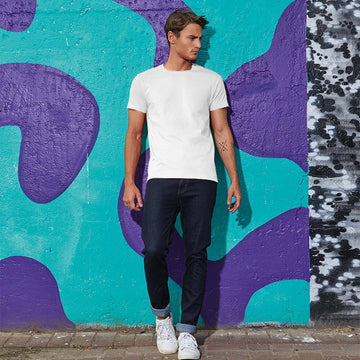 Tee-shirt de Travail Coton Homme Blanc - TOPTEX Manches courtes
