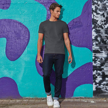 Tee-shirt de Travail Coton Homme Gris Foncé - TOPTEX Lavable à 40°C en machine