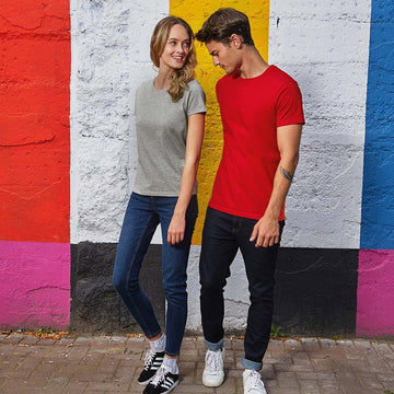 Tee-shirt de Travail Coton Homme Rouge - TOPTEX Manches courtes
