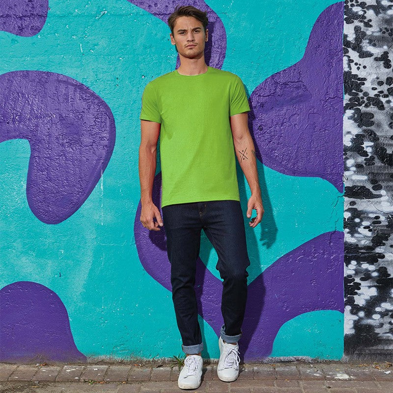 Tee-shirt de Travail Coton Homme Vert - TOPTEX Lavable à 40°C en machine