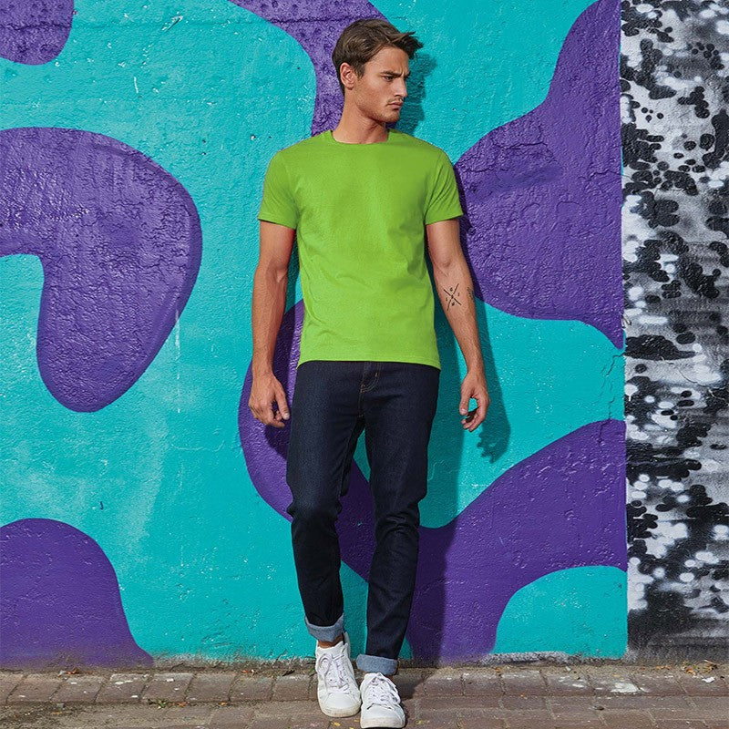 Tee-shirt de Travail Coton Homme Vert - TOPTEX Manches courtes