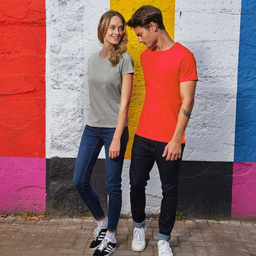 Tee-shirt de Travail Coton Homme Orange Sunset - TOPTEX S au 4XL