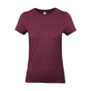 Tee-shirt de Travail Femme 100% Coton Bordeaux - TOPTEX
