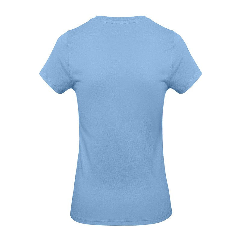 Tee-shirt de Travail Coton Femme Bleu Ciel - TOPTEX Certifié Oeko-Tex 100