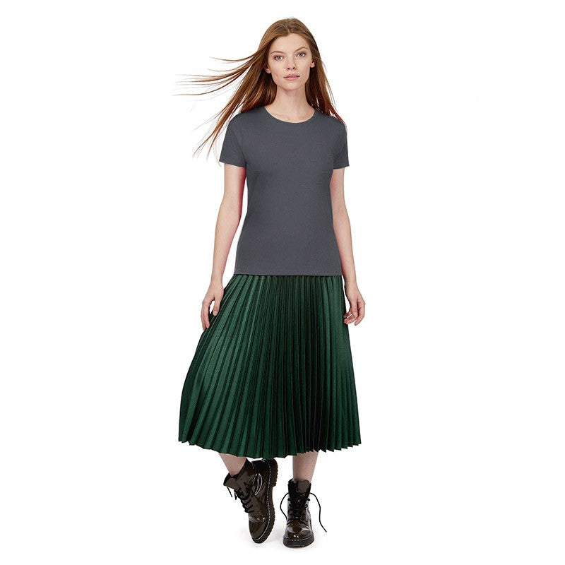 Tee-shirt de Travail Coton Femme Gris Foncé - TOPTEX manches courtes