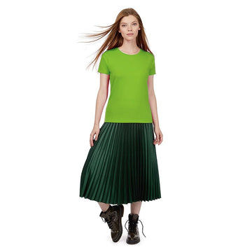 Tee-shirt de Travail Coton Femme Vert - TOPTEX manches courtes